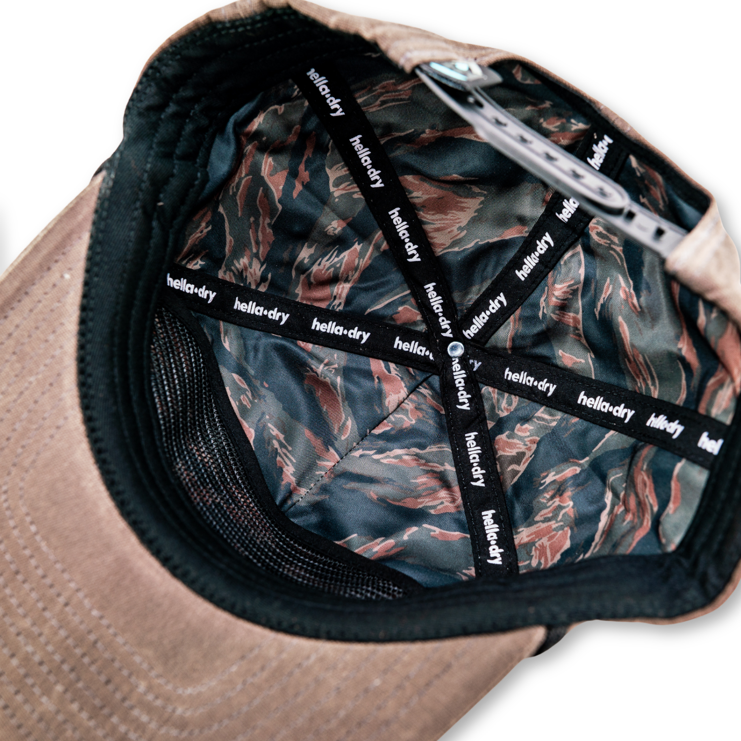 Waxed Canvas & Leather Snapback Hat