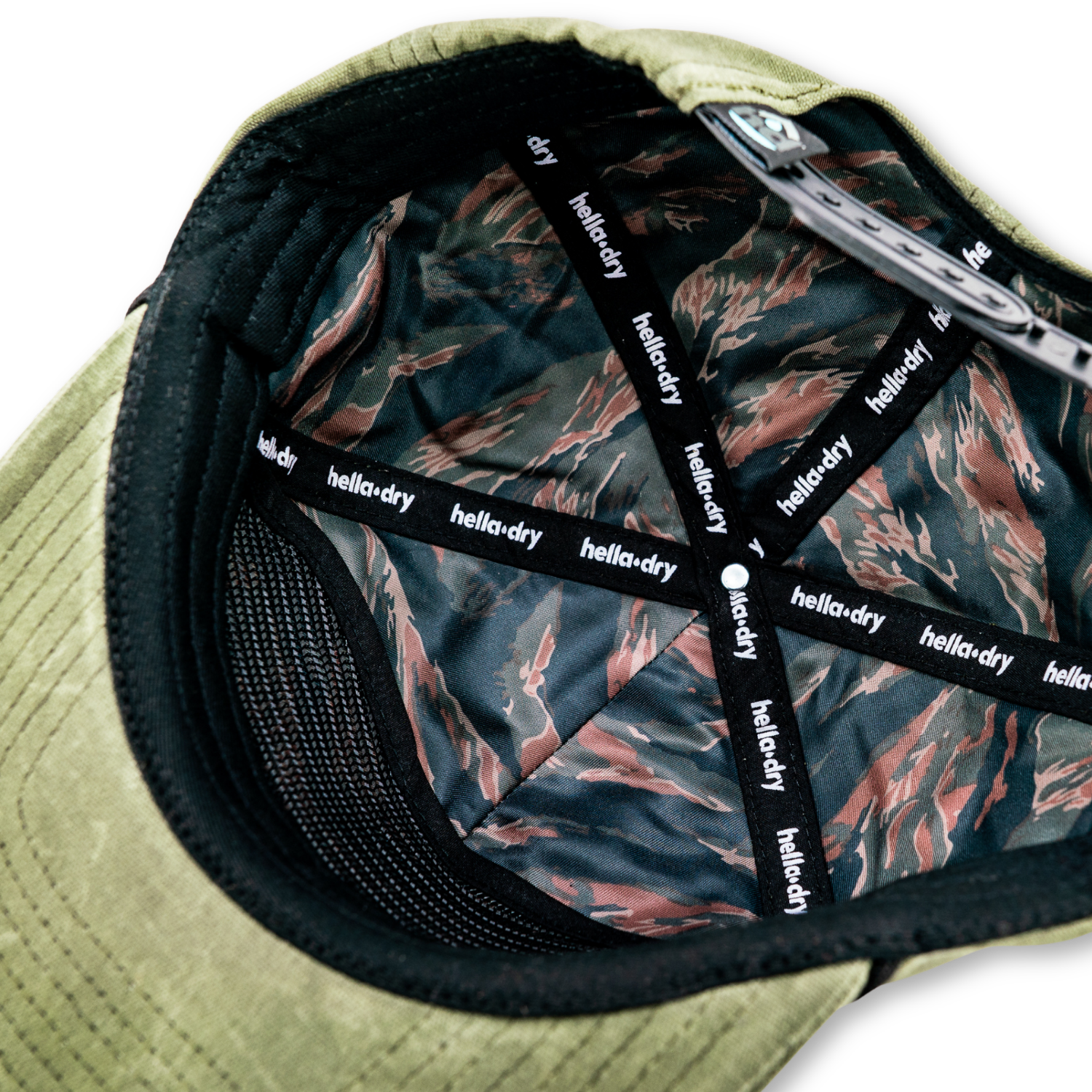 Waxed Canvas & Leather Snapback Hat