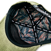 Waxed Canvas & Leather Snapback Hat