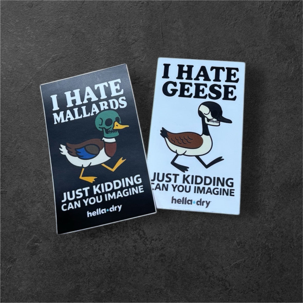 I HATE MALLARD STICKERS